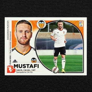Mustafi Panini Sticker No. 5 - Liga 2014-15 BBVA