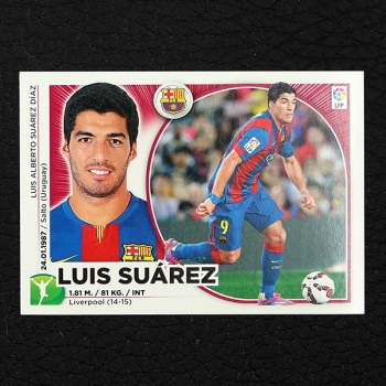 Luis Suarez Panini Sticker Nr. 14 - Liga 2014-15 BBVA