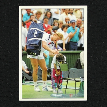 Boris Becker Panini Sticker No. 229 - Tennis