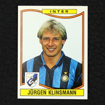 Jürgen Klinsmann Panini Sticker Nr. 145 - Calciatori 1990