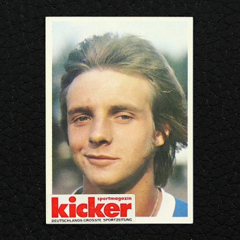 Rüdiger Abramczik Bergmann Sticker Nr. 308 - Unsere Fußballstars 1973/74