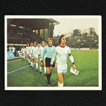 Franz Beckenbauer Bergmann Sticker Nr. 10 - Fußball 74/75