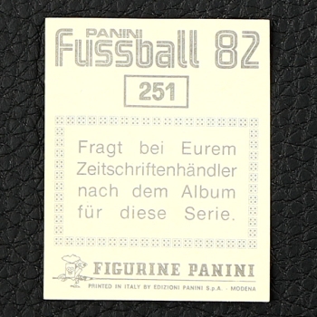 Bayer 04 Leverkusen Wappen Panini Sticker Nr. 251 - Fußball 82