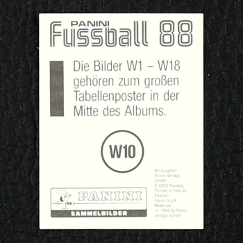 1. FC Köln Wappen Panini Sticker Nr. W 10 - Fußball 88