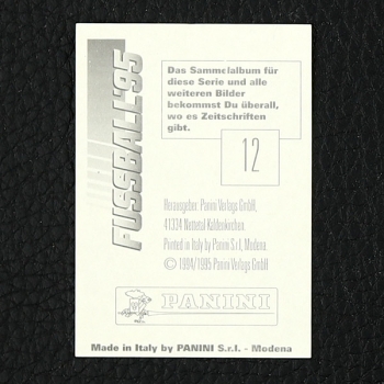 Lothar Matthäus Panini Sticker No. 12 - Fußball 95