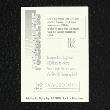 Ulrich Stein Panini Sticker Nr. 185 - Fußball 95