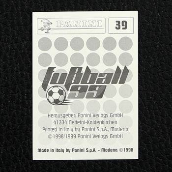 Lothar Matthäus Panini Sticker Nr. 39 - Fußball 99