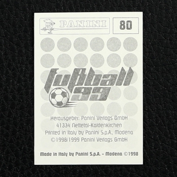 Ulf Kirsten Panini Sticker Nr. 80 - Fußball 99