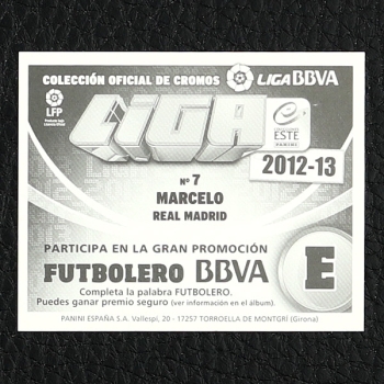 Marcelo Panini Sticker Nr. 7 - Liga 2012-13 BBVA