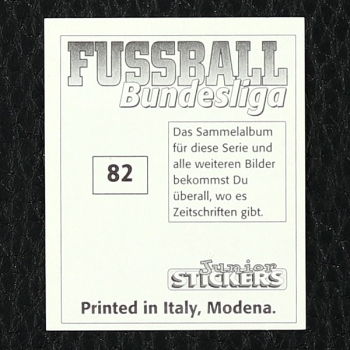 Thomas Häßler Panini Sticker No. 82 - Fußball Bundesliga 94/95