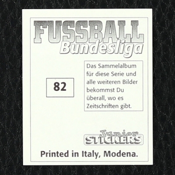 Thomas Häßler Panini Sticker Nr. 82 - Fußball Bundesliga 94/95