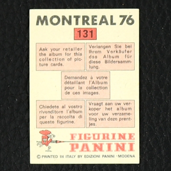 Ulrike Meyfarth Panini Sticker Nr. 131 - Montreal 76 – Leichtathletin