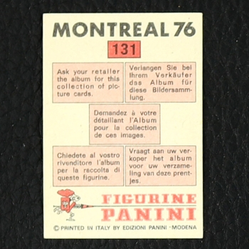 Ulrike Meyfarth Panini Sticker No. 131 - Montreal 76 – Leichtathletin