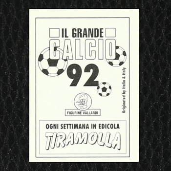 Thomas Doll Vallardi Sticker Nr. 183 - Il Grande Calcio 92