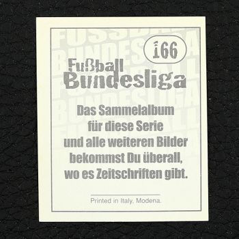 Thomas Helmer Panini Sticker Nr. 166 - Fußball 97-98 Endphase