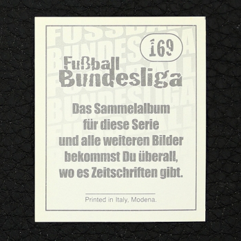 Thomas Strunz Panini Sticker Nr. 169 - Fußball 97-98 Endphase