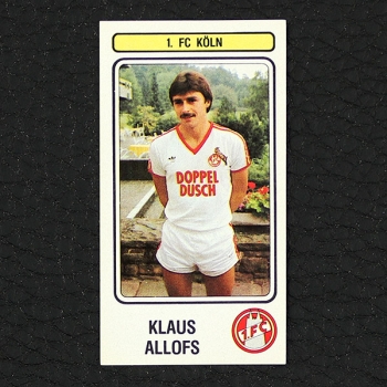 Klaus Allofs Panini Sticker Nr. 271 - Fußball 83