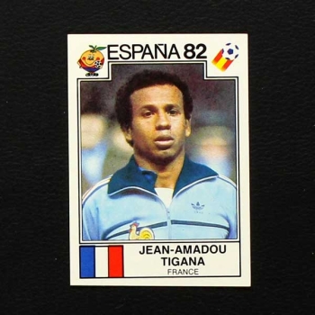 Espana 82 No. 282 Panini sticker Jean-Amadou Tigana