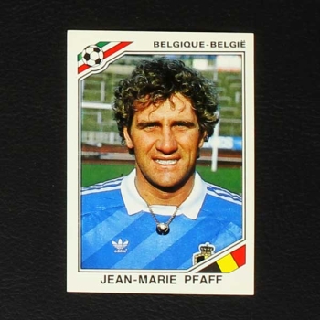 Mexico 86 Nr. 130 Panini Sticker Jean-Marie Pfaff