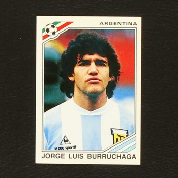 Mexico 86 Nr. 085 Panini Sticker Jorge Luis Burruchaga