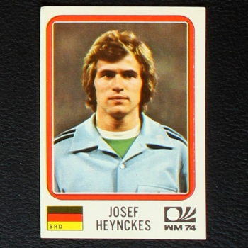 Josef Heynckes Sticker No. 100 Panini - München 74