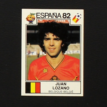 Espana 82 No. 211 Panini sticker Juan Lozano