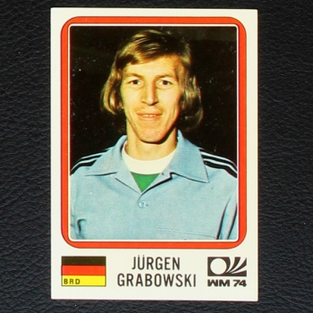 Jürgen Grabowski Sticker No. 99 Panini - München 74
