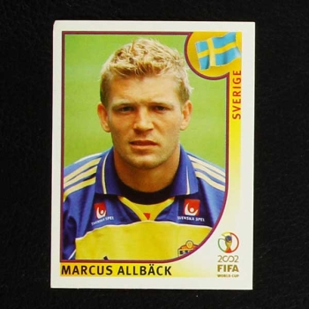 Korea Japan 2002 No. 455 Panini sticker Allbäck