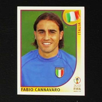 Korea Japan 2002 No. 461 Panini sticker Fabio Cannavaro
