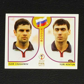 Korea Japan 2002 Nr. 523 Panini Sticker Chigainov - Kovtun