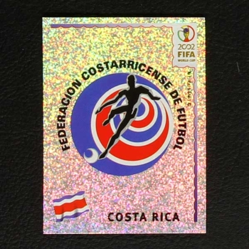 Korea Japan 2002 Nr. 224 Panini Sticker Costa Rica Wappen
