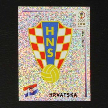 Korea Japan 2002 No. 476 Panini sticker Croatia Croatia Croatia badge
