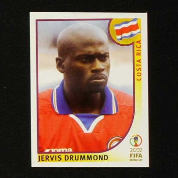 Korea Japan 2002 Nr. 226 Panini Sticker Drummond