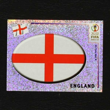 Korea Japan 2002 Nr. 422 Panini Sticker England Wappen