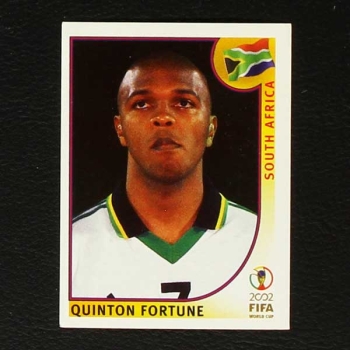 Korea Japan 2002 No. 162 Panini sticker Quinton Fortune