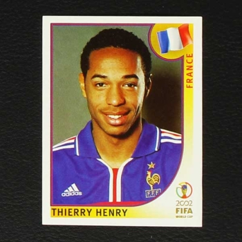 Korea Japan 2002 Nr. 041 Panini Sticker Thierry Henry