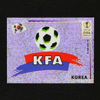 Korea Japan 2002 Nr. 242 Panini Sticker Korea Wappen