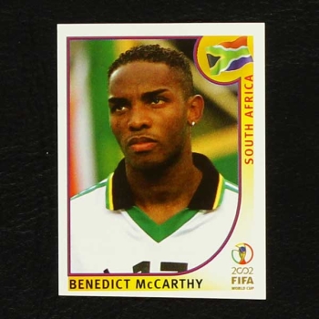 Korea Japan 2002 No. 168 Panini sticker Benedict McCarthy