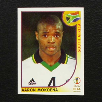 Korea Japan 2002 No. 158 Panini sticker Aaron Mokoena