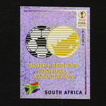 Korea Japan 2002 Nr. 152 Panini Sticker South Africa Wappen