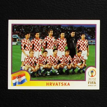 Korea Japan 2002 No. 475 Panini sticker team Croatia