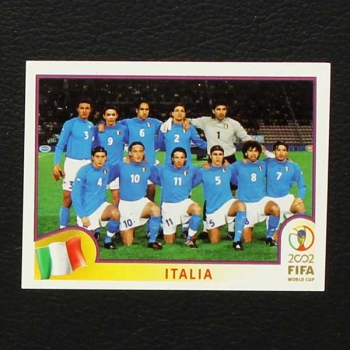 Korea Japan 2002 No. 457 Panini sticker team Italia