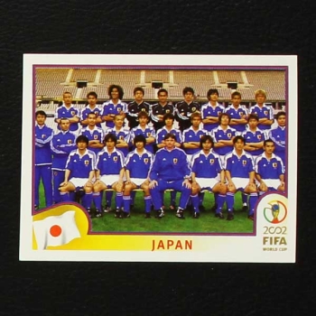 Korea Japan 2002 No. 531 Panini sticker team Japan