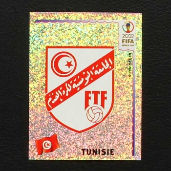 Korea Japan 2002 Nr. 567 Panini Sticker Tunesia Wappen