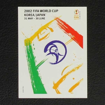 Korea Japan 2002 No. 004 Panini sticker poster