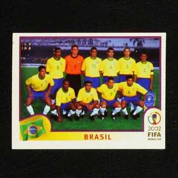 Korea Japan 2002 Nr. 169 Panini Sticker Team Brasil