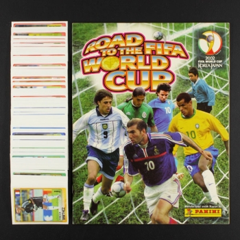 Road to Korea Japan 2002 Panini Sticker Album komplett