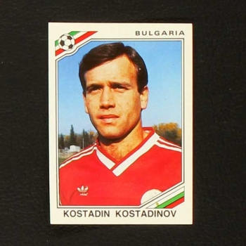 Mexico 86 No. 069 Panini sticker Kostadin Kostadinov