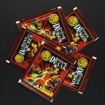La leyenda del Dragon Panini sticker bag