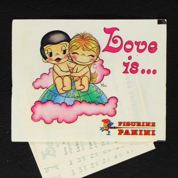 Love is Liebe ist 1983 Panini Sticker Tüte